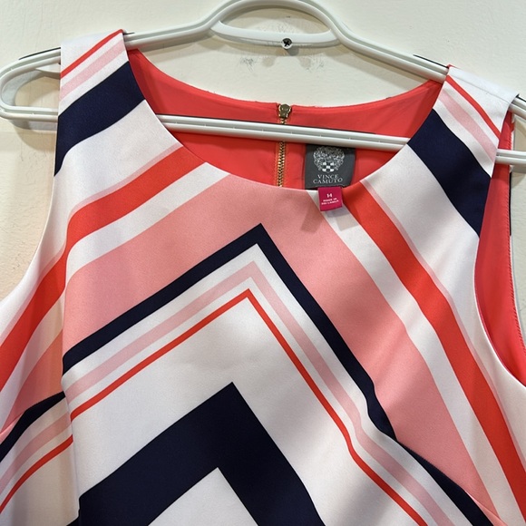 Vince Camuto sun dress. Great colors S 14. 100% Polyester - Picture 3 of 7